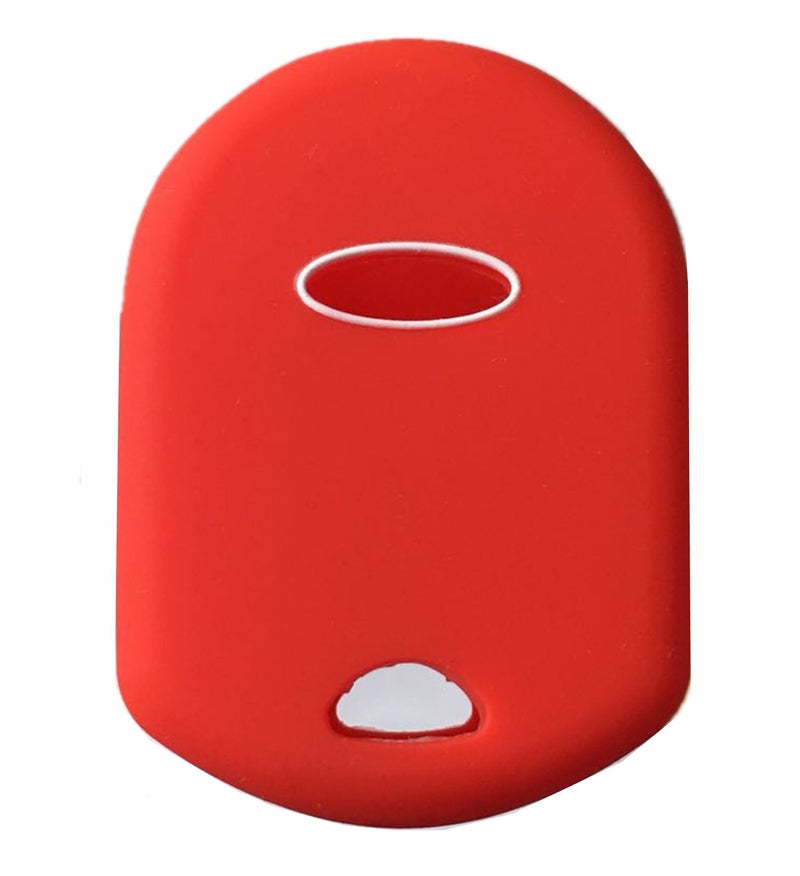 KAWIHEN Silicone Key Fob Cover Compatible with Ford Lincoln Mercury 4 buttons OUCD6000022 164-R8046 164-R7040 CWTWB1U722 (Red) - Image 2
